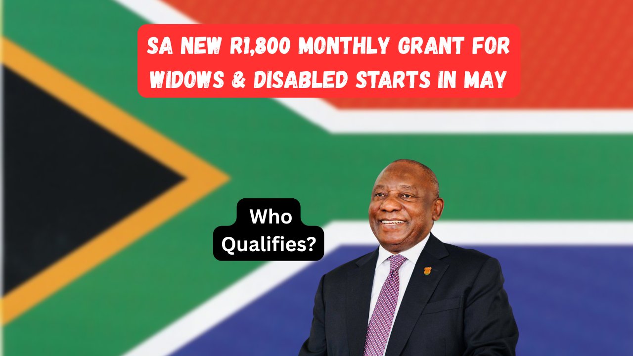 South Africa New Monthly Grant